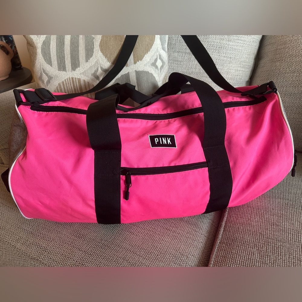 PINK Victoria's Secret Bright Pink X-Large Travel/weekender Bag